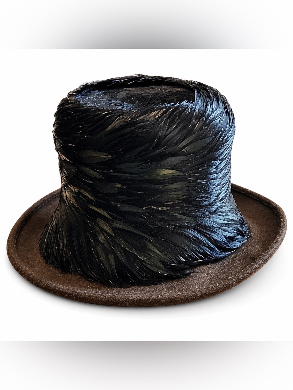 Vintage Bellini Originals Made In Italy Feather Dress Hat